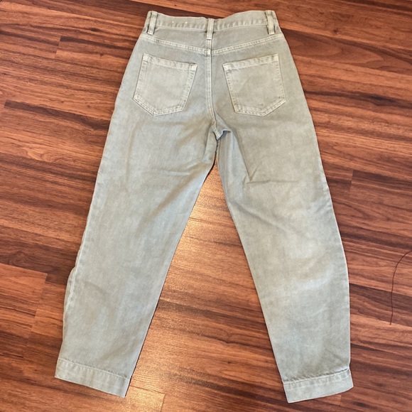 Blue Revival size24 olive green cargo style denim - Picture 8 of 16